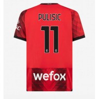 AC Milan Christian Pulisic #11 Domáci futbalový dres 2023-24 Krátky Rukáv